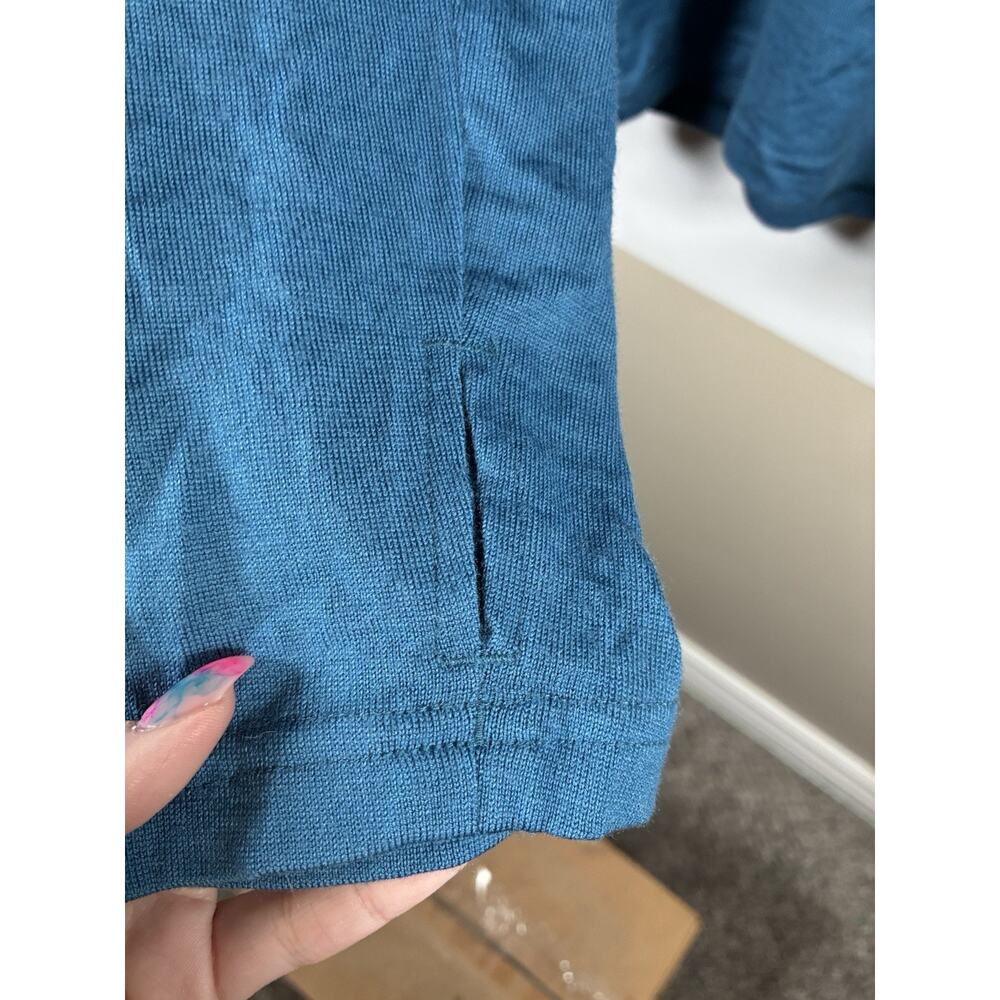 Icebreaker Merino Wool 260 Mens L Blue Half Zip Base Layer Gorpcore Breathable - Picture 6 of 12